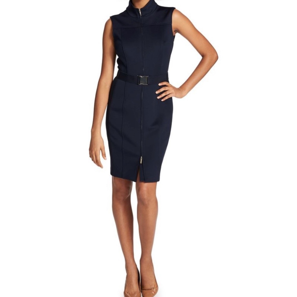 Tommy Hilfiger Navy Sleeveless Dress - Picture 2 of 5